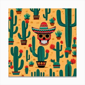 Mexican Cactus 56 Canvas Print