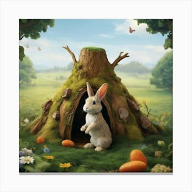 Easter Bunny Canvas Print