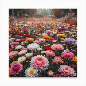 Daisy Field 2 Canvas Print