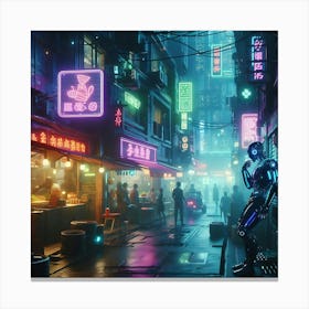 Futuristic City 23 Canvas Print