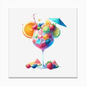 Cocktail Canvas Print