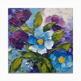 Forget-me-nots 2 Canvas Print