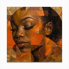 Woman'S Face 25 Canvas Print