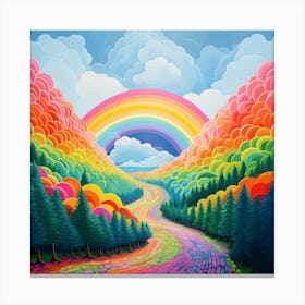 Rainbow Road Canvas Print