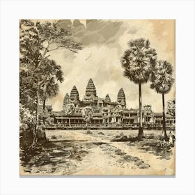 Angkor Wat 4 Canvas Print