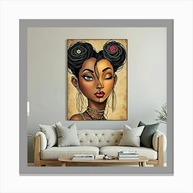 African Woman 2 Canvas Print