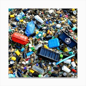 Ocean Garbage 2 Canvas Print