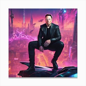 Elon Musk 4 Canvas Print