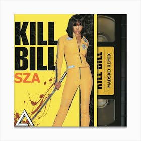 Sza Kill Bill Canvas Print