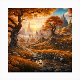 Fantasy Landscape Canvas Print