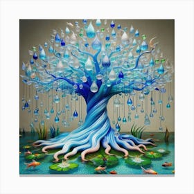 Tree Of Water Canvas Print