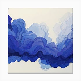 Blue Clouds 1 Canvas Print