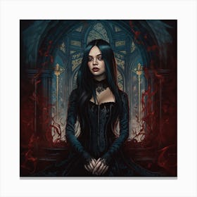 Gothic Girl Canvas Print