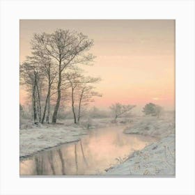 Winter Landscape Canvas Print