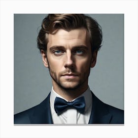 Portrait Of A Man In A Suit Canvas Print