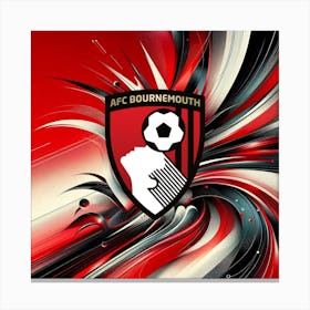 A.F.C. Bournemouth Logo Wall Arts 19 Canvas Print