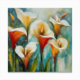 Flower of Calla lilies Canvas Print