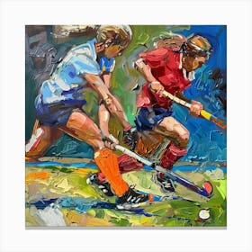 Field Hockey 12 Canvas Print