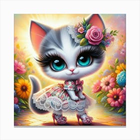 Kitty Cat 8 Canvas Print