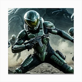 Aliens Canvas Print