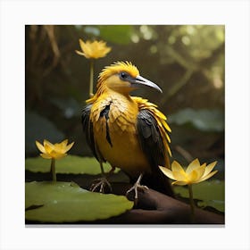 Bird Of Paradise Canvas Print