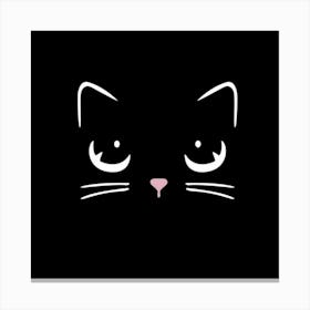 Cat Face Canvas Print