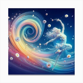 Abstract Dancer Canvas Print