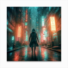 Dark City Canvas Print