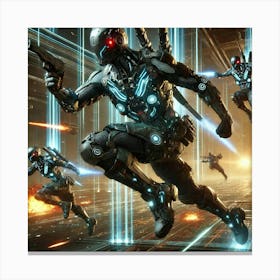 A Sci Fi Depiction Operatives Exo Suits Canvas Print