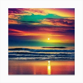 Beautiful Sunset Canvas Print