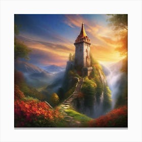 Fairytale Castle 22 Canvas Print