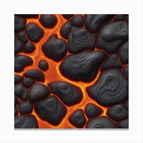 Lava Texture 8 Canvas Print