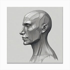 Head Of A Man Canvas Print