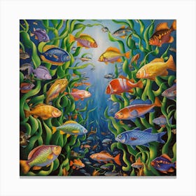 Tropical Fish (3) Canvas Print