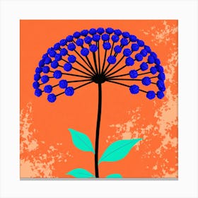 Blue Flower 32 Canvas Print