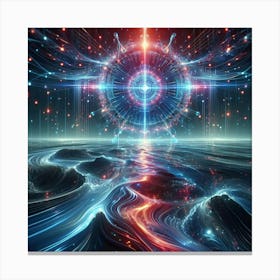 The Cosmic Force Within: Transform Your Life with Cosmic Energy" Canvas Print