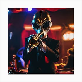 Alien Trumpeter Canvas Print