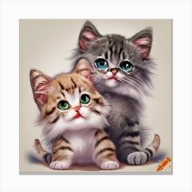 Cute Kittens Canvas Print