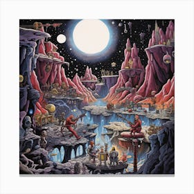 'Alien Planet' 1 Canvas Print