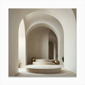 Room With Arches 9 Canvas Print