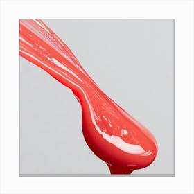 Red Liquid - Liquid Stock Videos & Royalty-Free Footage Canvas Print