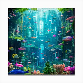 Underwater World Canvas Print