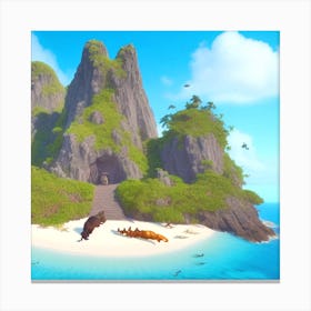 Island In The Sky 27 Canvas Print