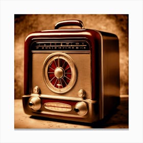 Vintage Radio Canvas Print