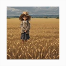 Scarecrow Girl's Vigil  Canvas Print