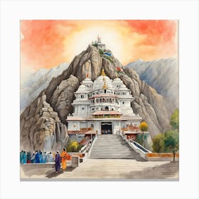 Hindu Temple 5 Canvas Print