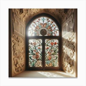 Stained Glass Window21 Canvas Print