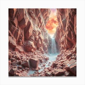 Canyon Of The Sun Canvas Print