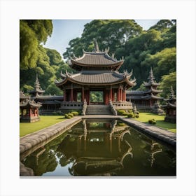 Chinese Garden 3 Canvas Print