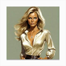 Bond Girl Villian 1 Canvas Print